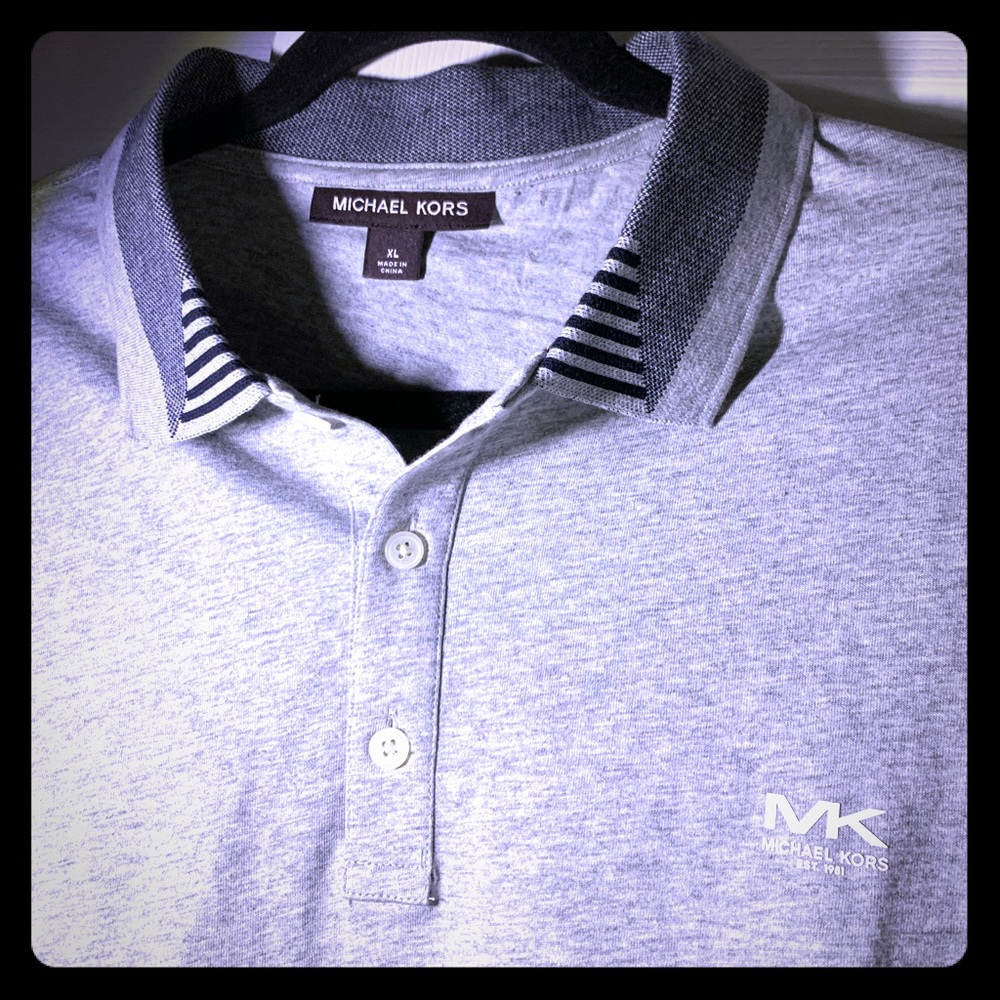 Michael Kors grey polo